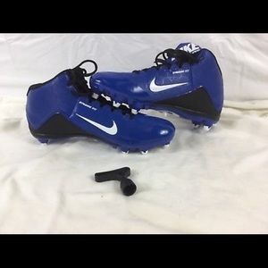 Mens Nike Alpha Strike Low D Football Cleats Blue